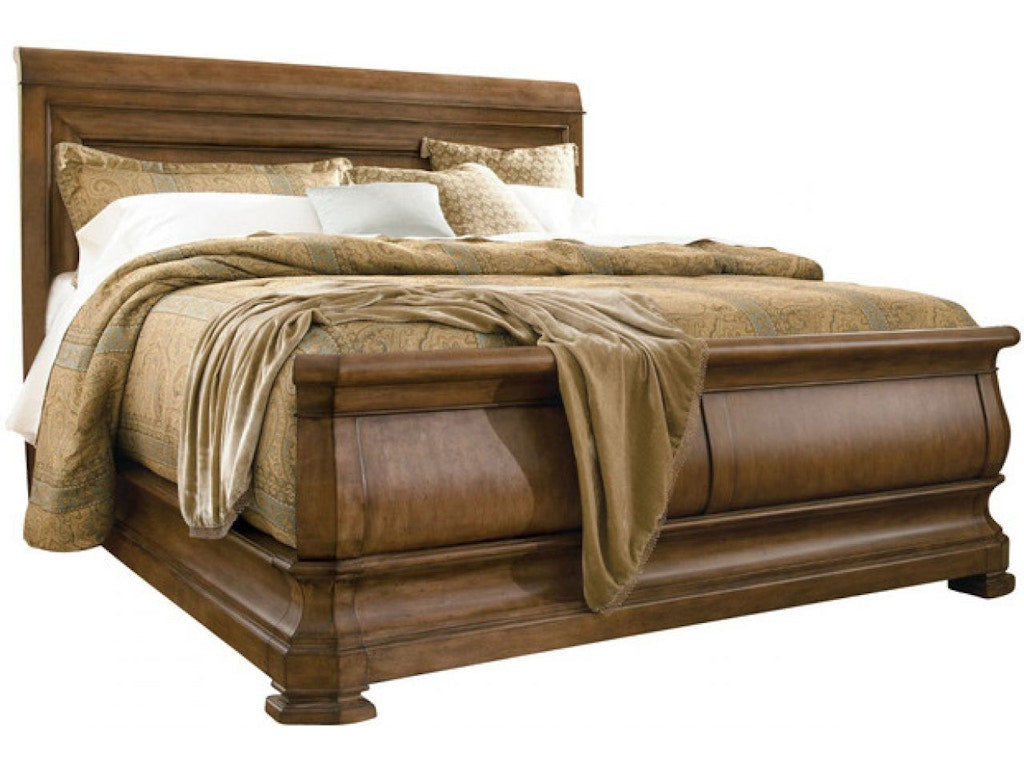 New Lou Louie P's Sleigh Bed - AmericanHomeFurniture