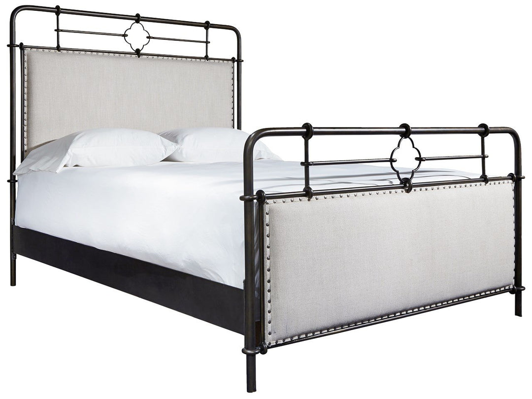 Curated Upholstered Metal Queen Bed - Universal Furniture - AmericanHomeFurniture