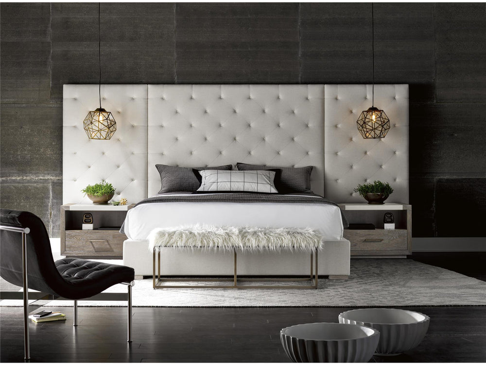 Modern Brando Bed With Panels - AmericanHomeFurniture