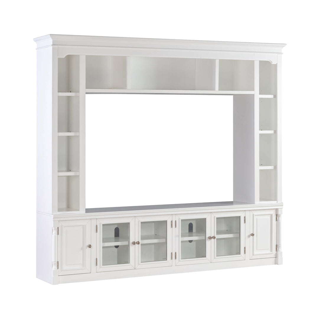 American Home Furniture | TOV Furniture - Virginia White Entertainment Center for TVs up to 75"