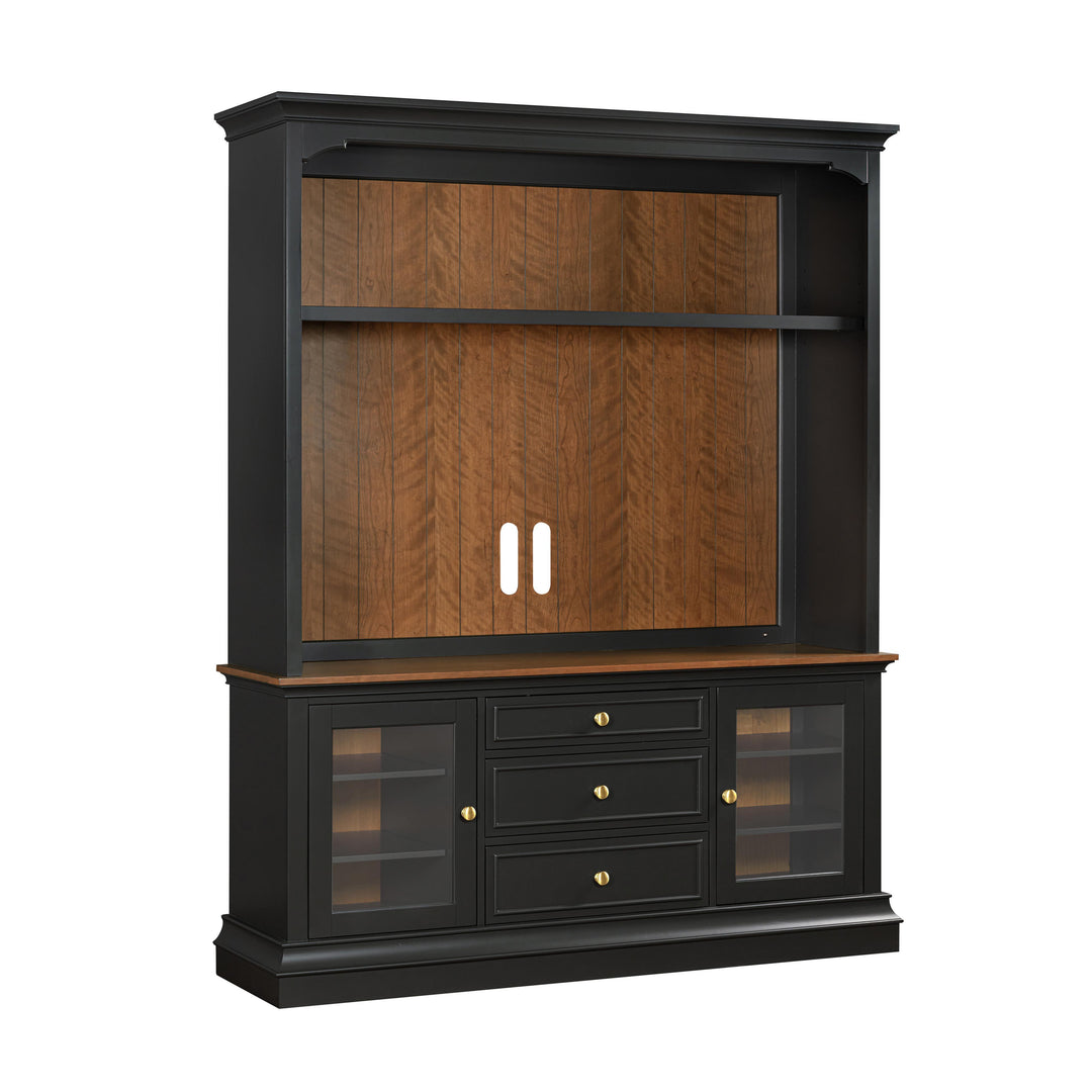 American Home Furniture | TOV Furniture - Hudson Charcoal Entertainment Center for TVs up to 70"