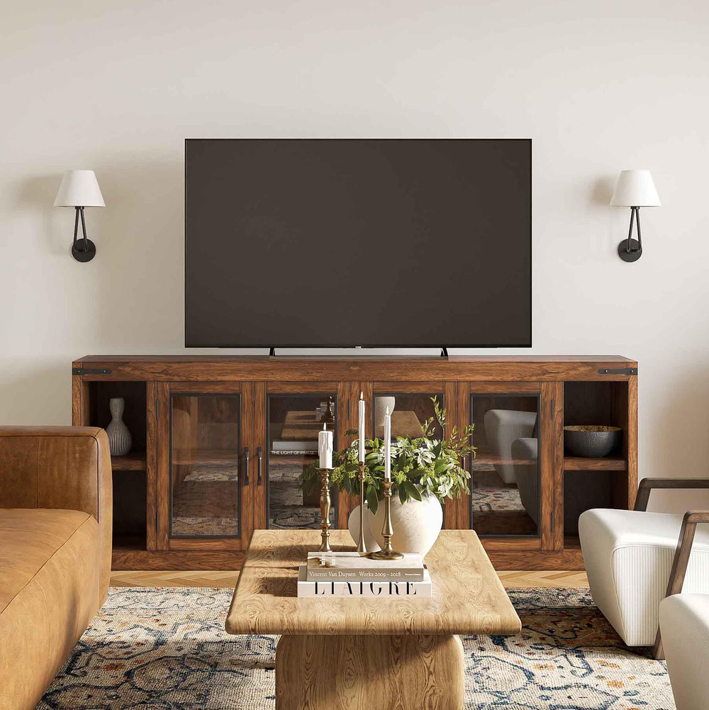American Home Furniture | TOV Furniture - Waylon Rustic Brown TV Console