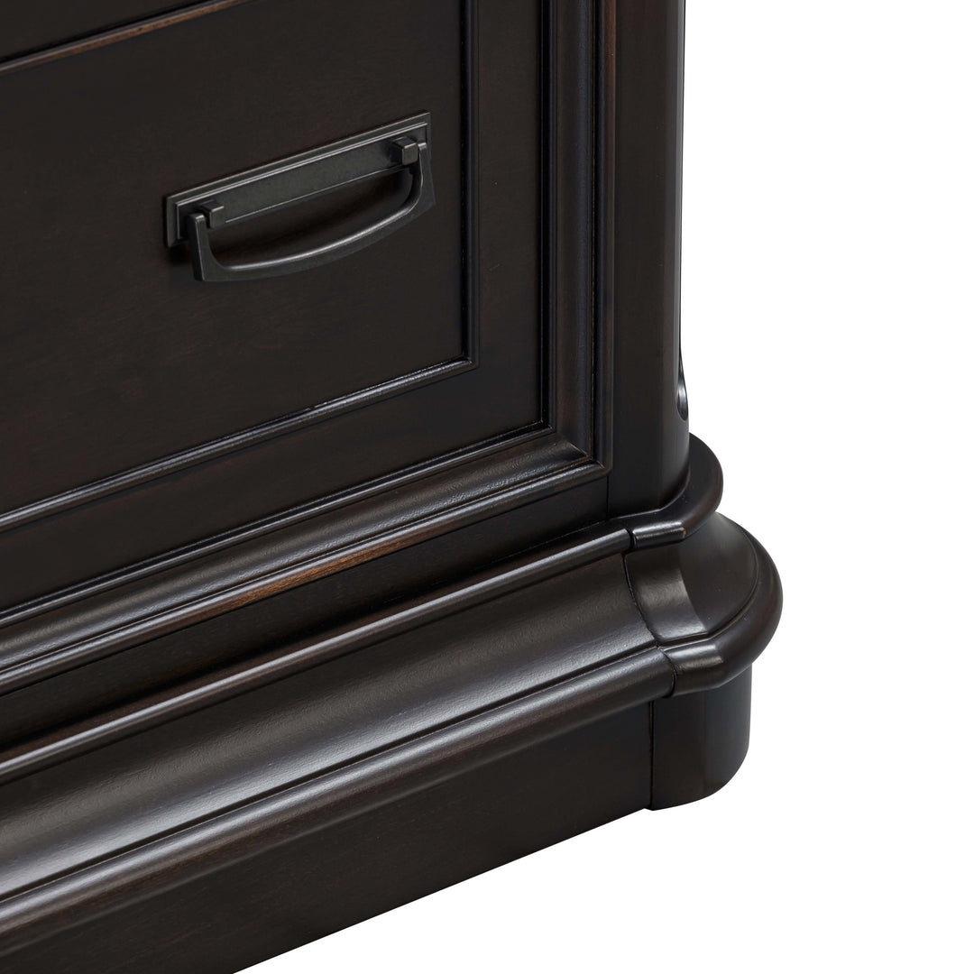 American Home Furniture | TOV Furniture - Roanoke Black File Cabinet