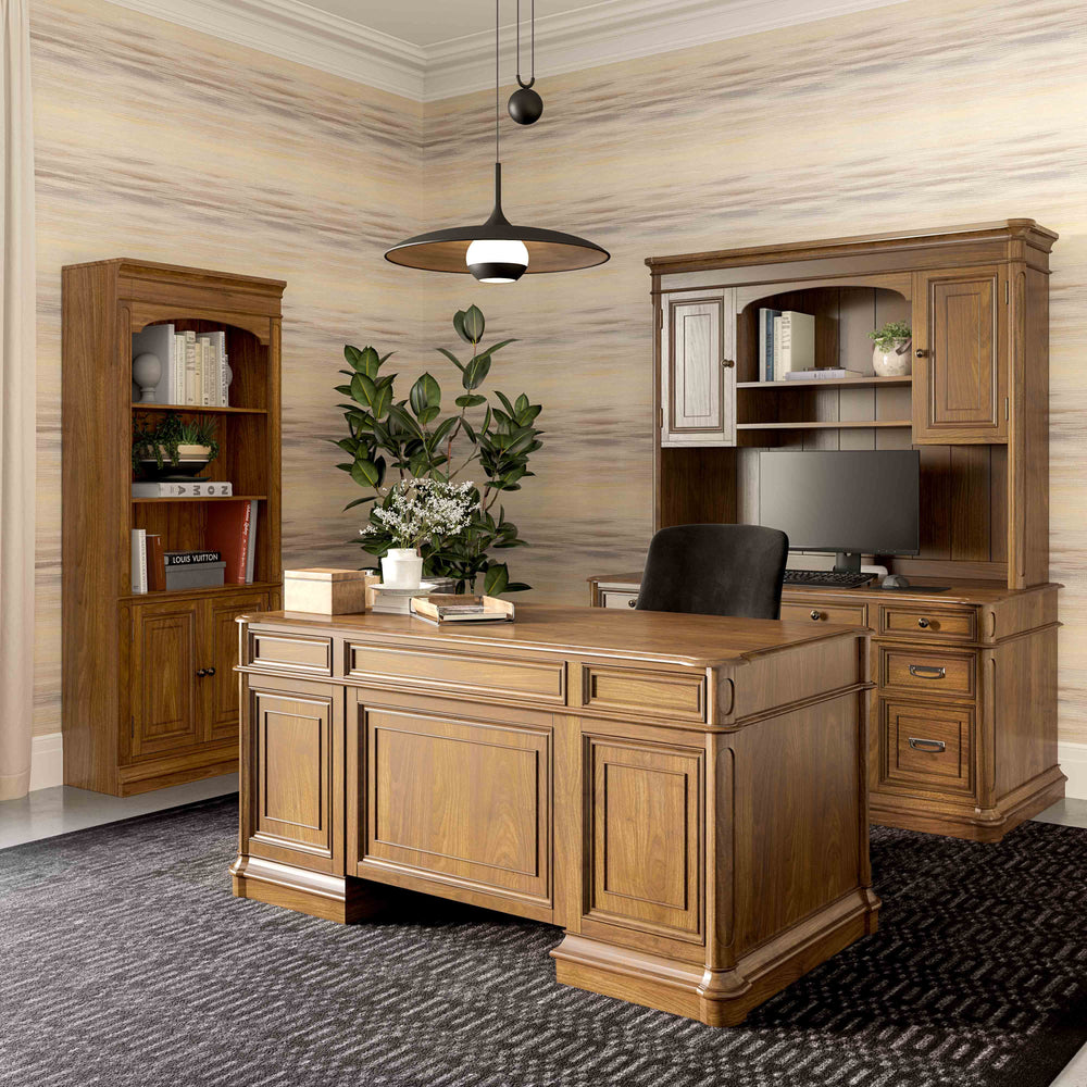 American Home Furniture | TOV Furniture - Roanoke Cherry Credenza & Hutch SET