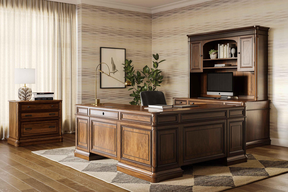 American Home Furniture | TOV Furniture - Roanoke Cherry L Desk