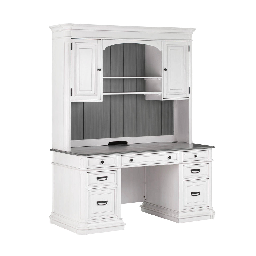 American Home Furniture | TOV Furniture - Roanoke White Credenza & Hutch SET