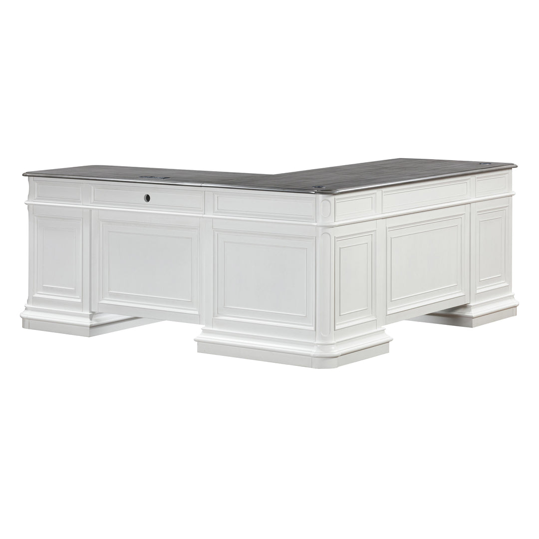 American Home Furniture | TOV Furniture - Roanoke White L Desk