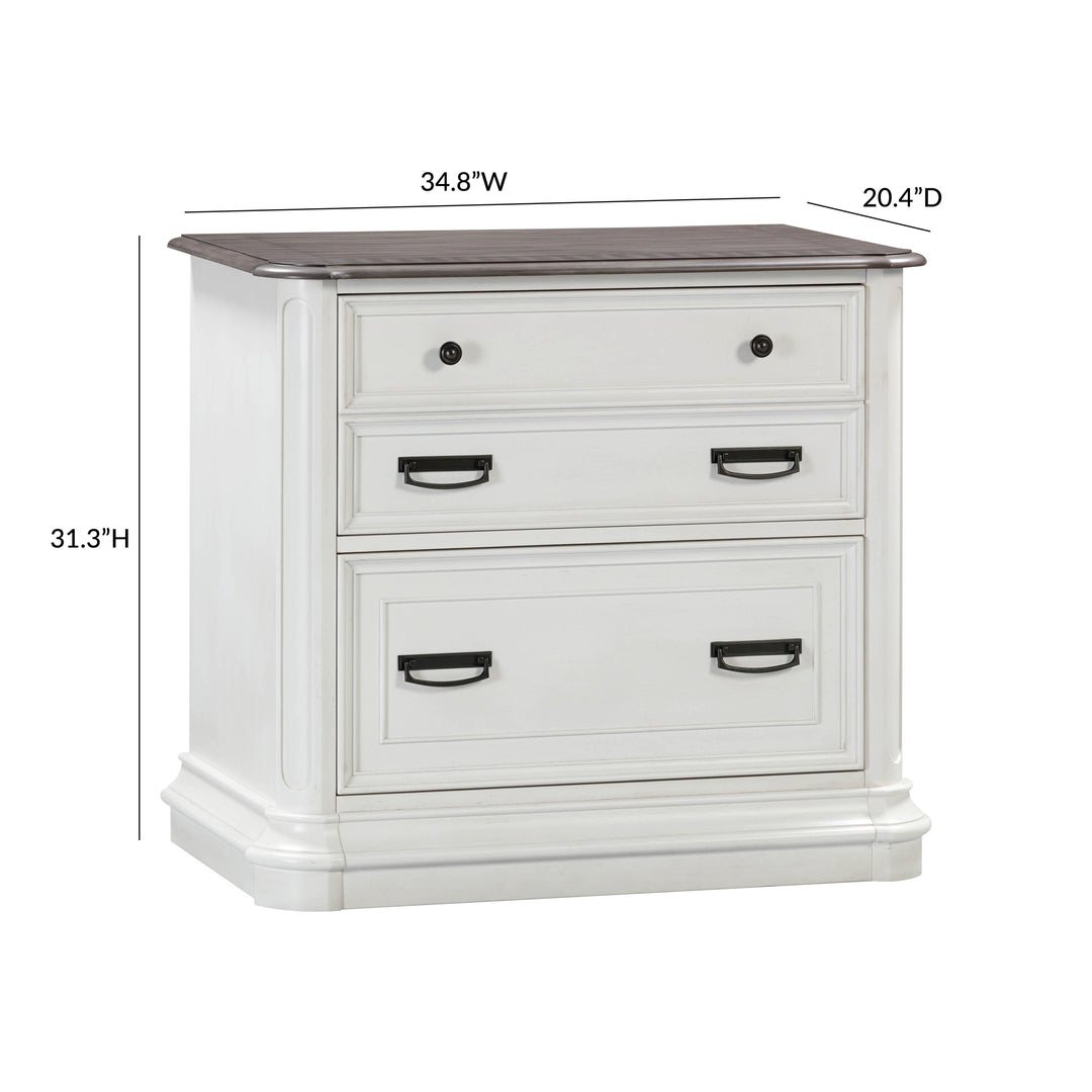 American Home Furniture | TOV Furniture - Roanoke White File Cabinet