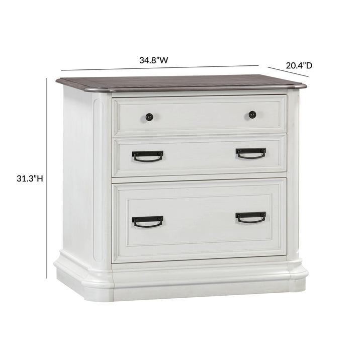 American Home Furniture | TOV Furniture - Roanoke White File Cabinet