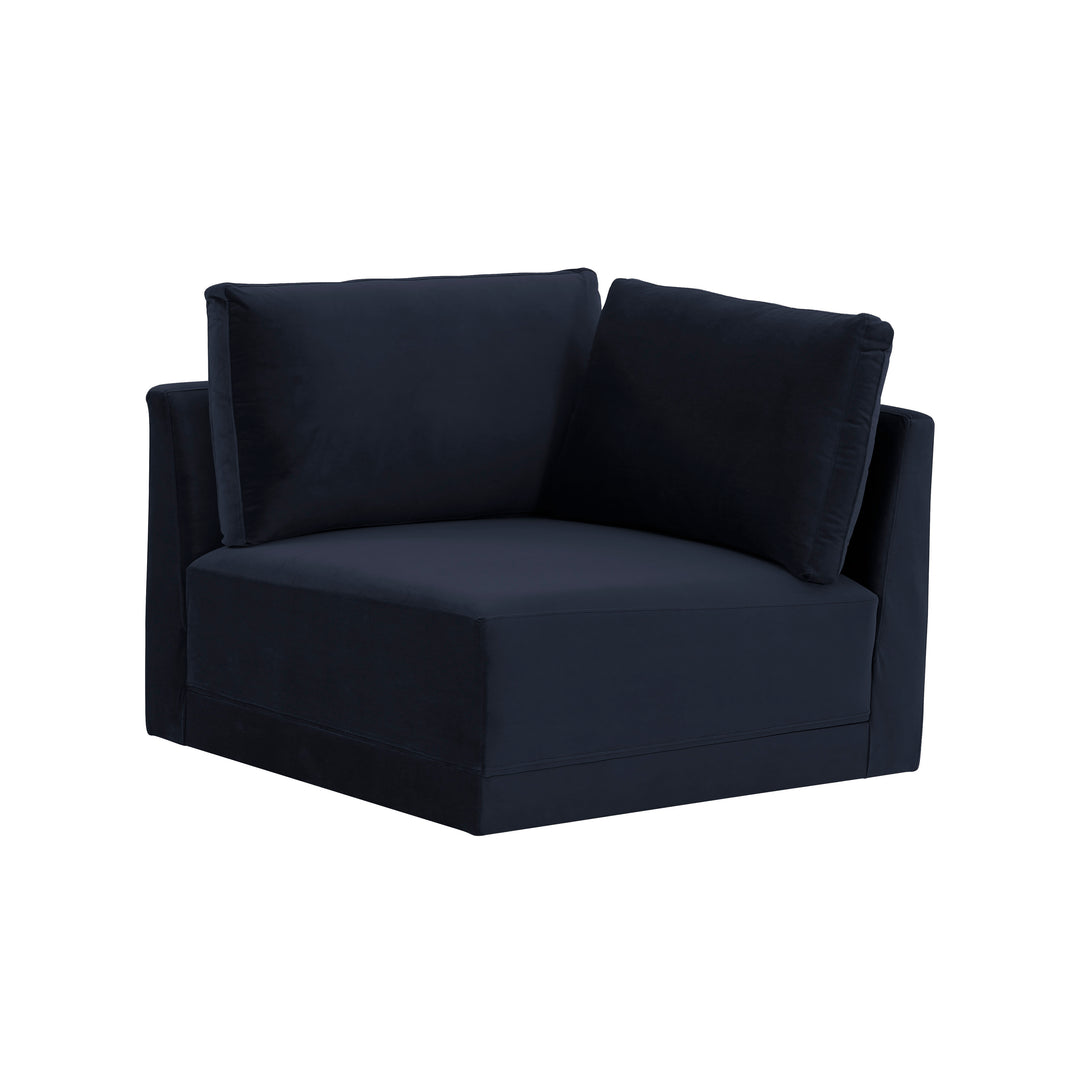 American Home Furniture | TOV Furniture - Willow Navy Corner Chair
