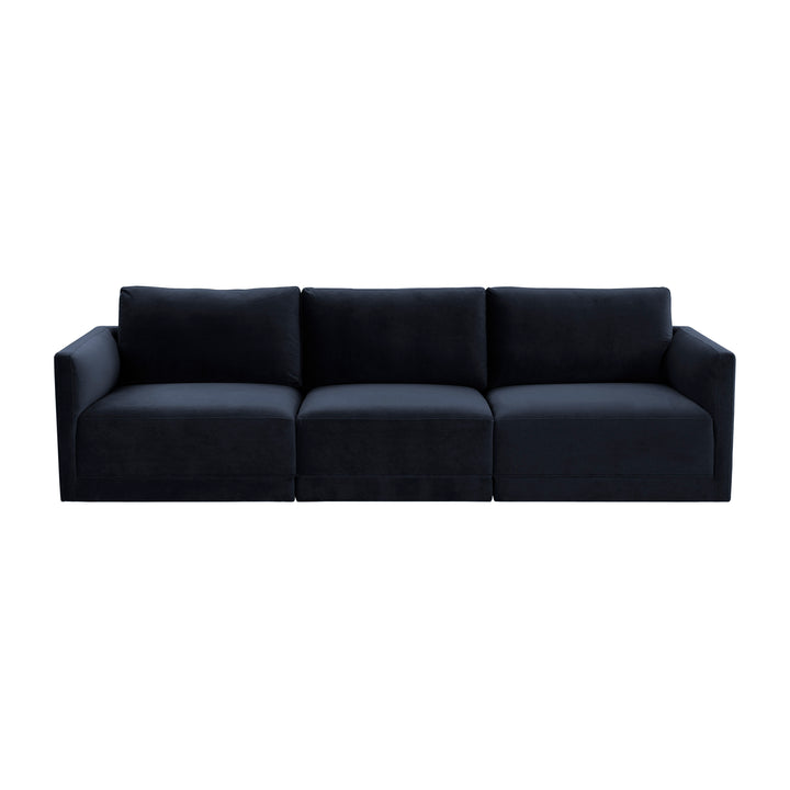 American Home Furniture | TOV Furniture - Willow Navy Modular Sofa