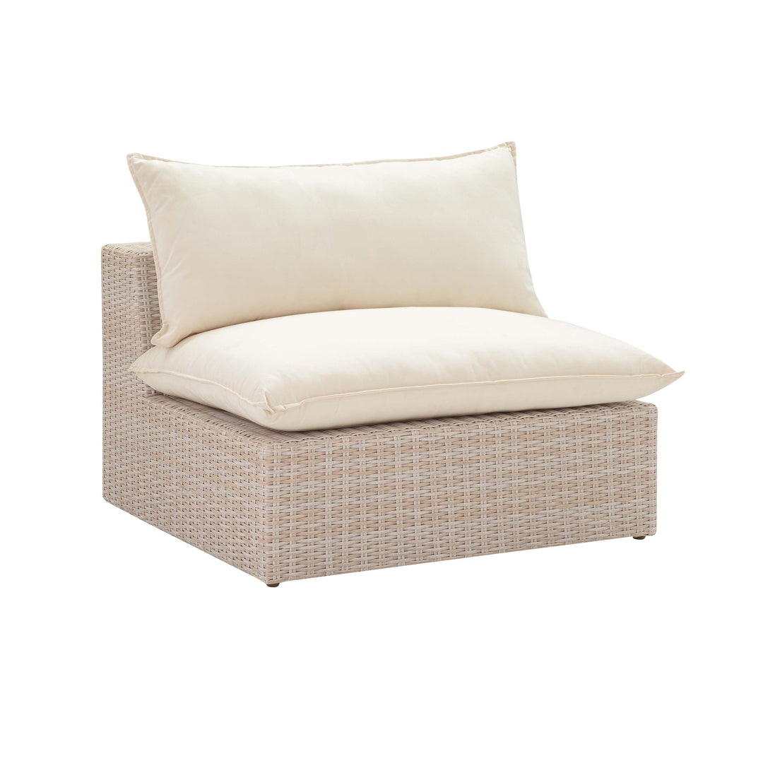American Home Furniture | TOV Furniture - Cali Natural Wicker Outdoor Armless Chair