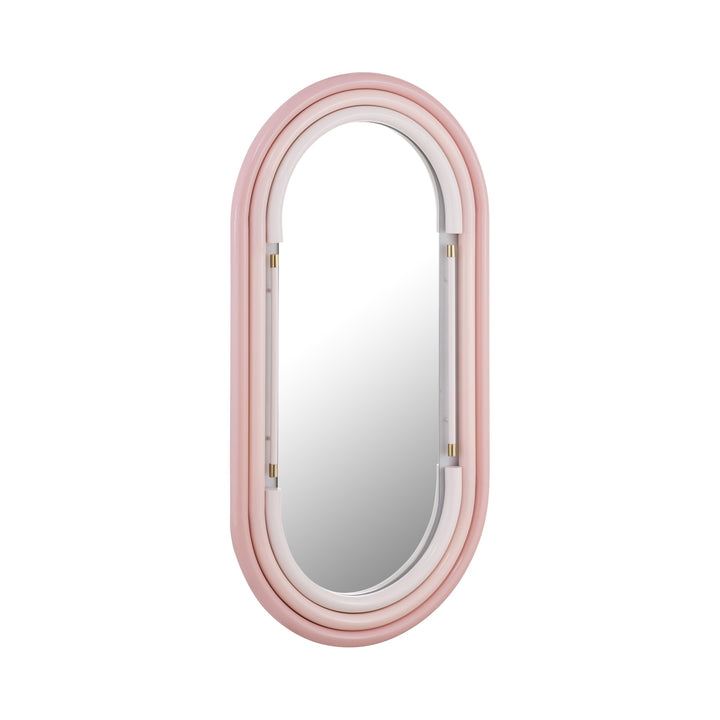 American Home Furniture | TOV Furniture - Neon Wall Mirror in Pink