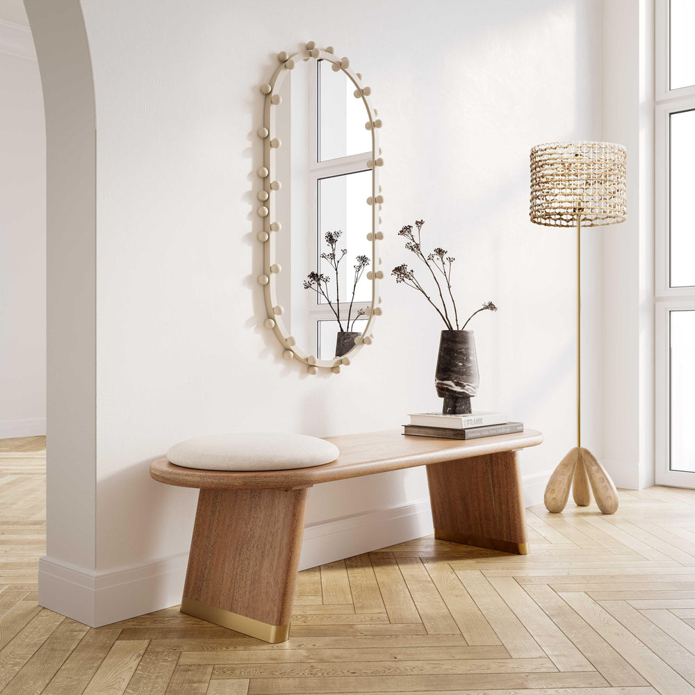 American Home Furniture | TOV Furniture - Alondra Wooden Floor Lamp
