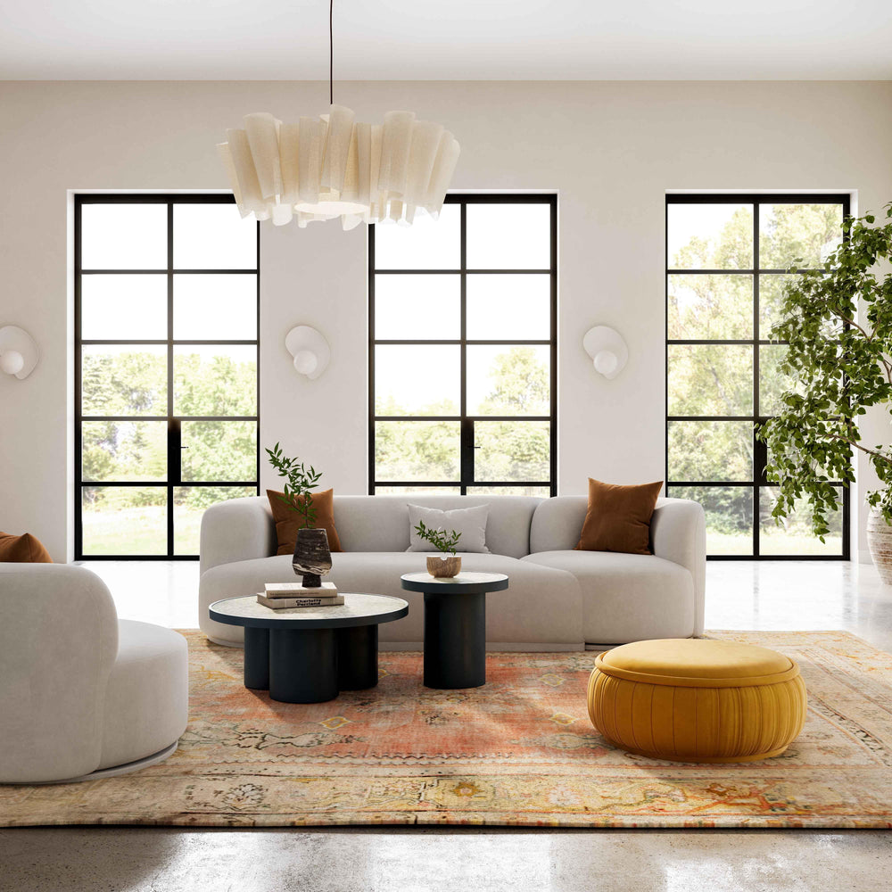 American Home Furniture | TOV Furniture - Fickle Grey Velvet Modular LAF Loveseat