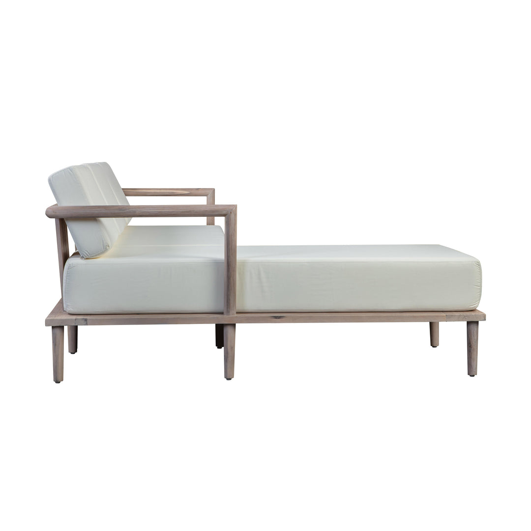 American Home Furniture | TOV Furniture - Emerson Cream Outdoor Sectional - LAF
