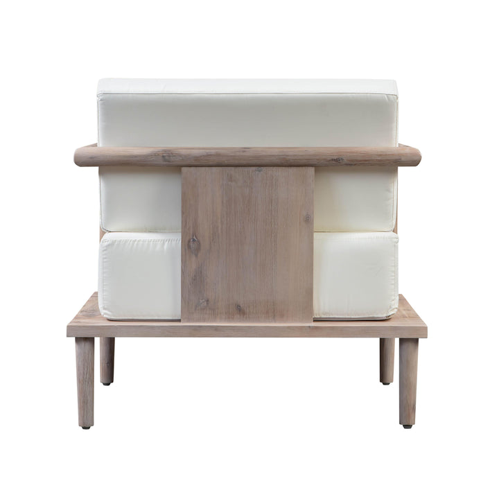 American Home Furniture | TOV Furniture - Emerson Cream Outdoor Lounge Chair