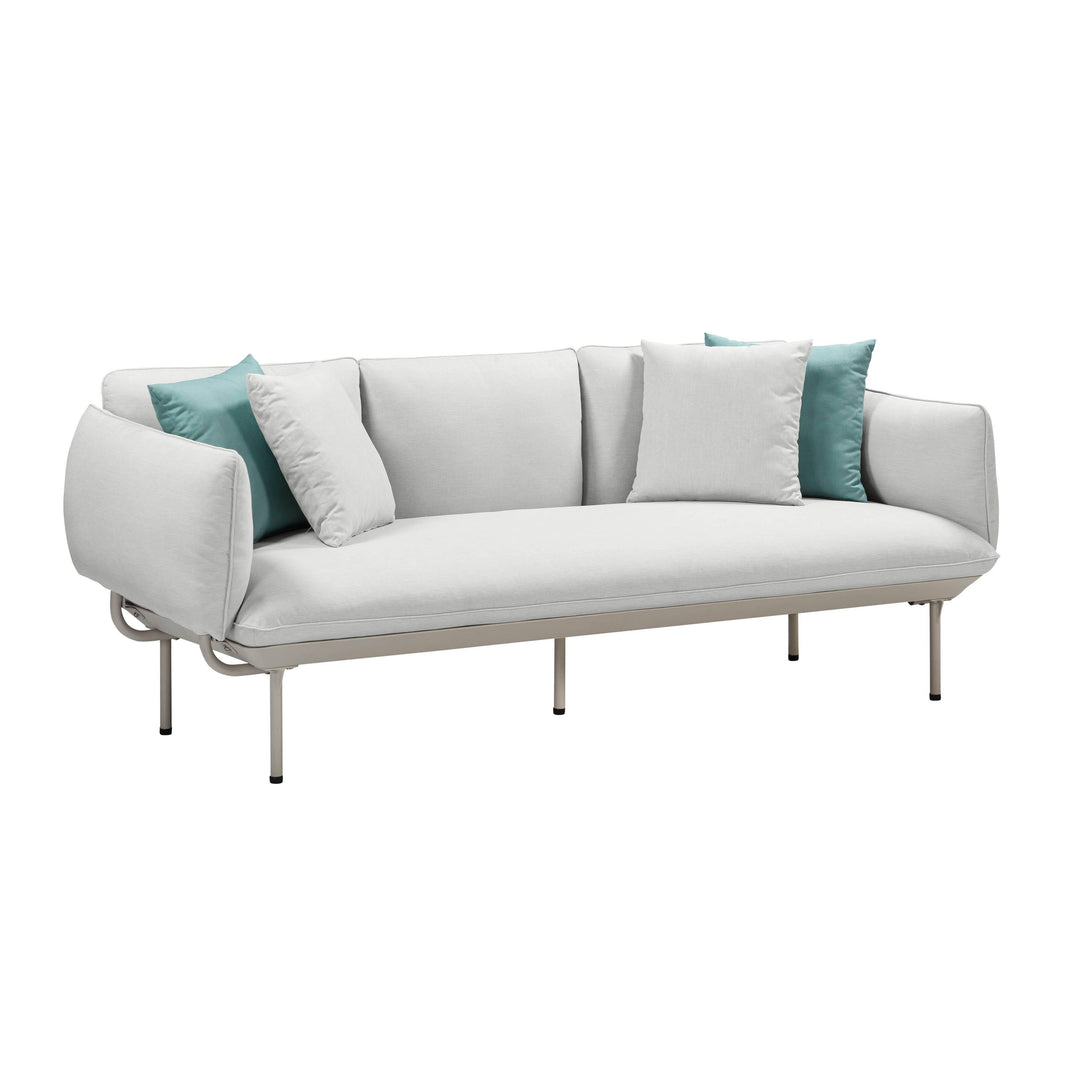 American Home Furniture | TOV Furniture - Katti Light Grey Outdoor Sofa