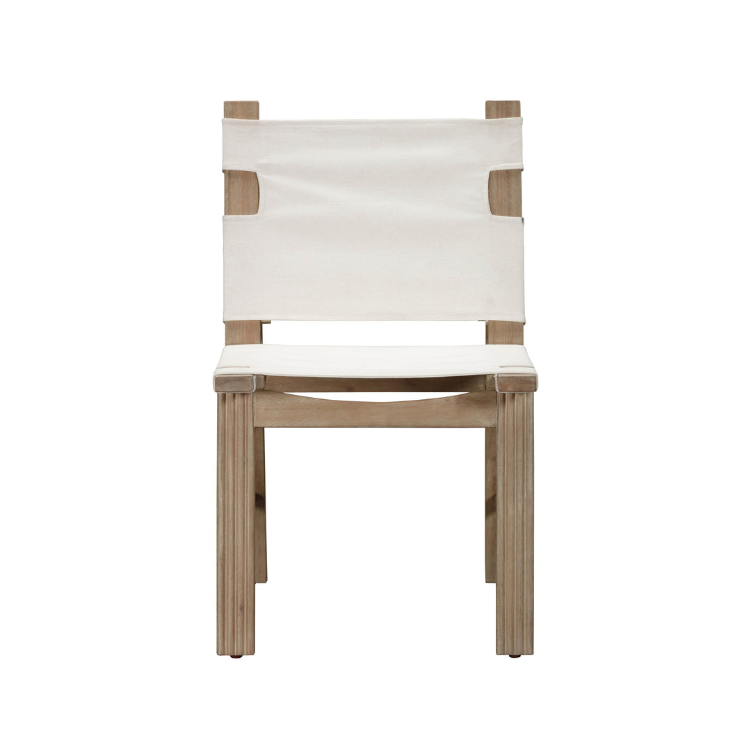 American Home Furniture | TOV Furniture - Cassie Cream Outdoor Dining Chair - Set of 2