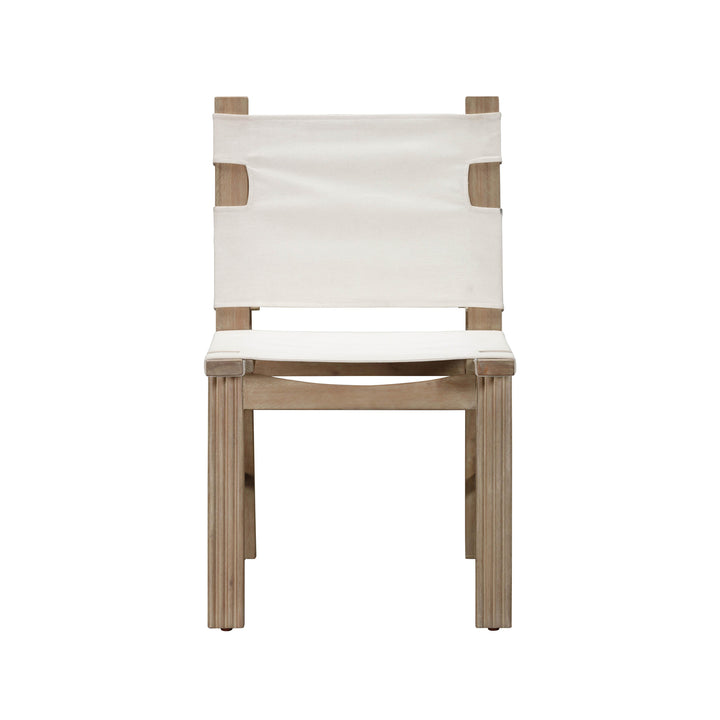 American Home Furniture | TOV Furniture - Cassie Cream Outdoor Dining Chair - Set of 2