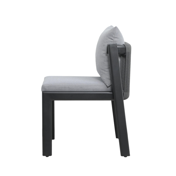 American Home Furniture | TOV Furniture - Nancy Grey Outdoor Dining Chair