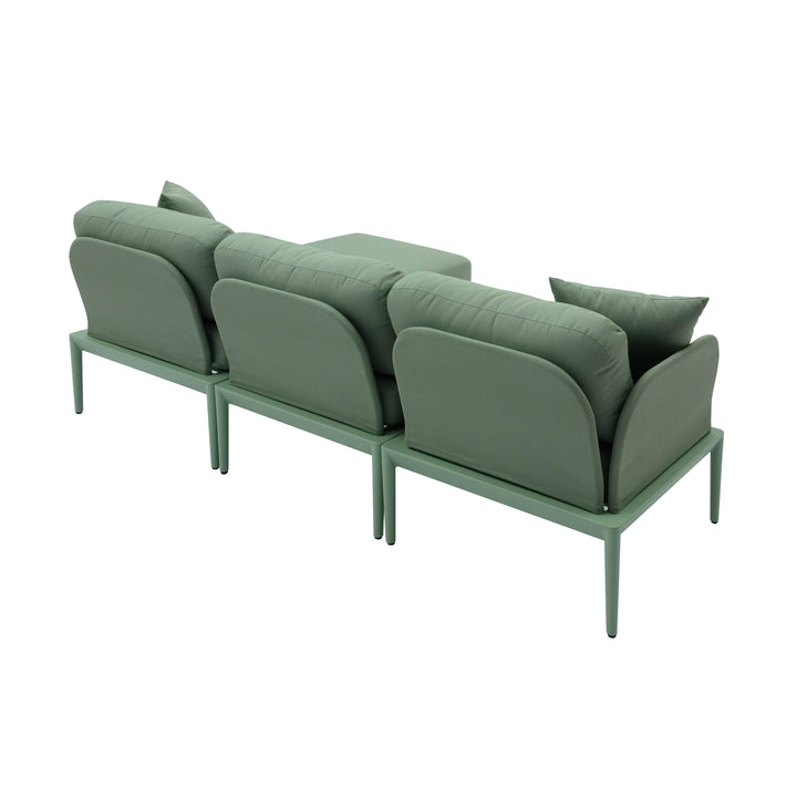 American Home Furniture | TOV Furniture - Kapri Moss Green Modular Outdoor Sectional