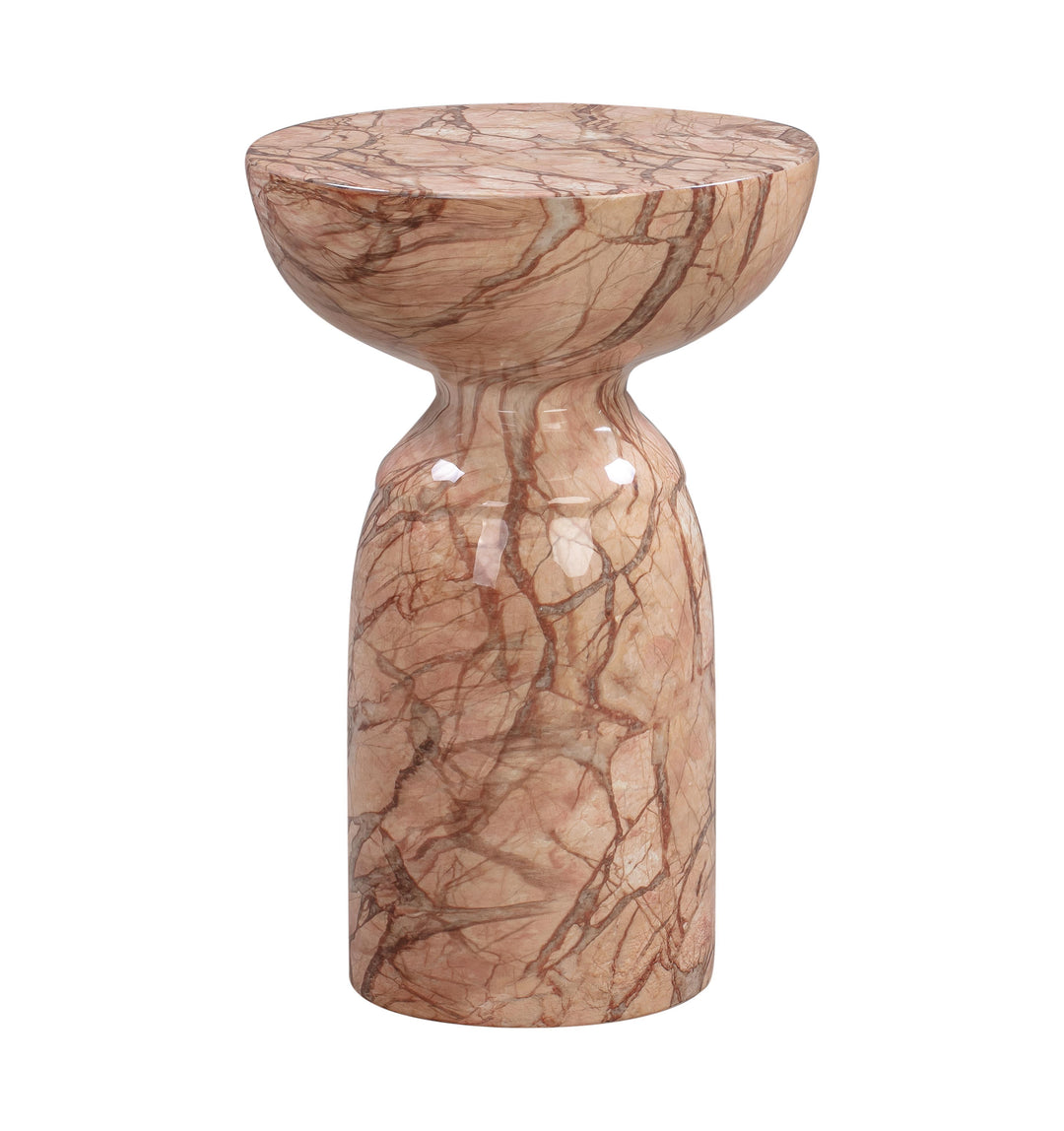American Home Furniture | TOV Furniture - Rue Sunset Marble Side Table