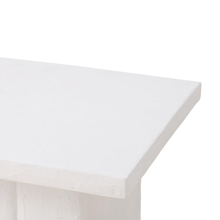 American Home Furniture | TOV Furniture - Kayla White Concrete Side Table