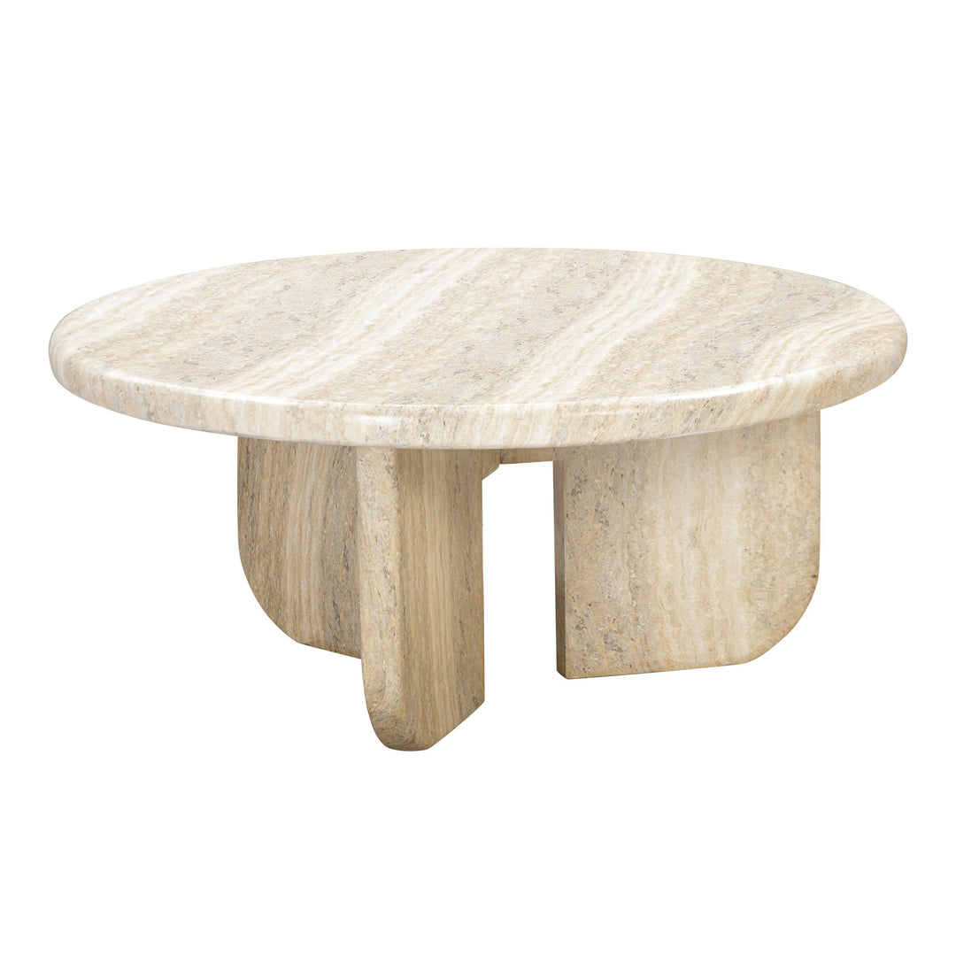 American Home Furniture | TOV Furniture - Patrizia Concrete Round Coffee Table