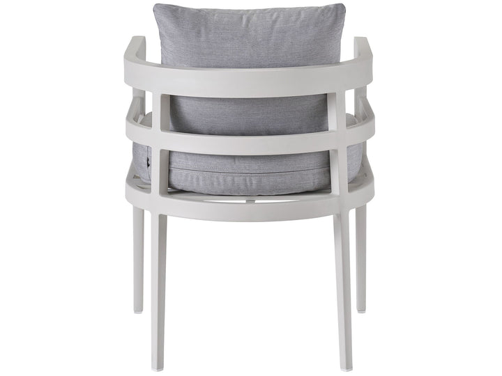 Outdoor Aluminum Barrel Back Dining Chair - AmericanHomeFurniture