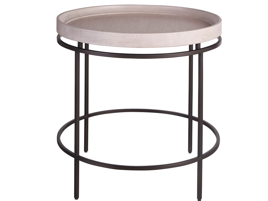 Coalesce Round Tray Top End Table - AmericanHomeFurniture