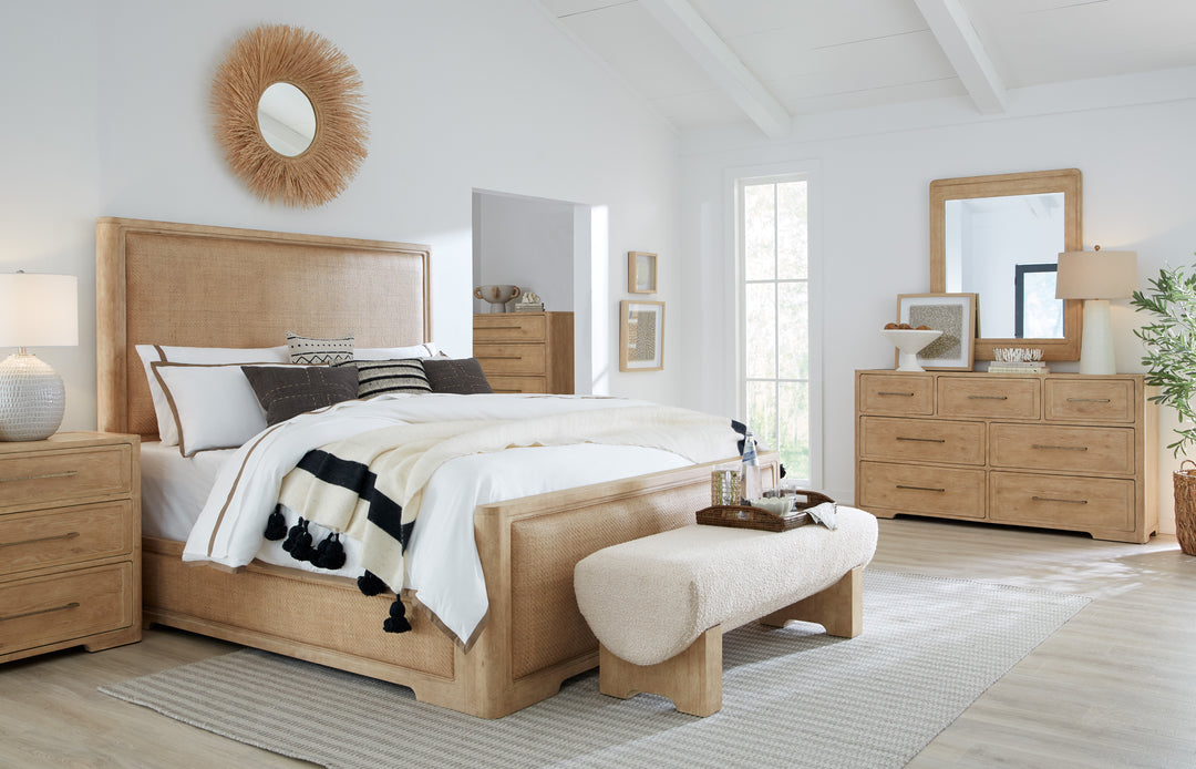 American Home Furniture | Hooker Furniture - Retreat Cane Panel Bed