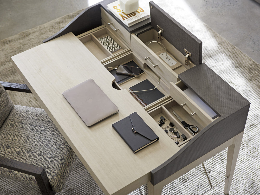 American Home Furniture | Sligh  - Studio Designs Anthology Linen Writing Desk