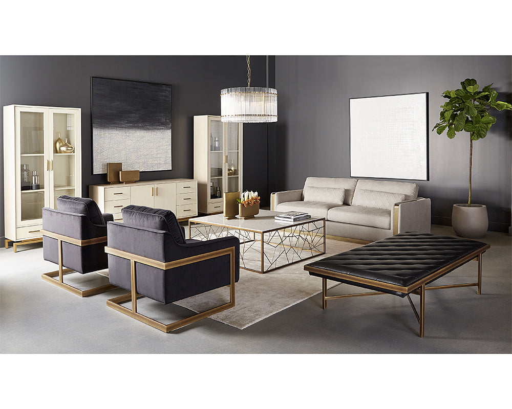 American Home Furniture | Sunpan - Valencia Display Cabinet