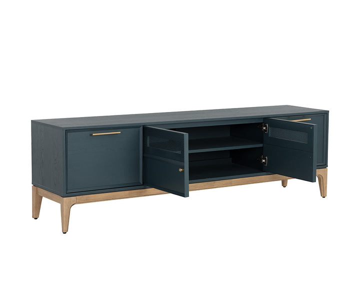 American Home Furniture | Sunpan - Rivero Media Console And Cabinet 