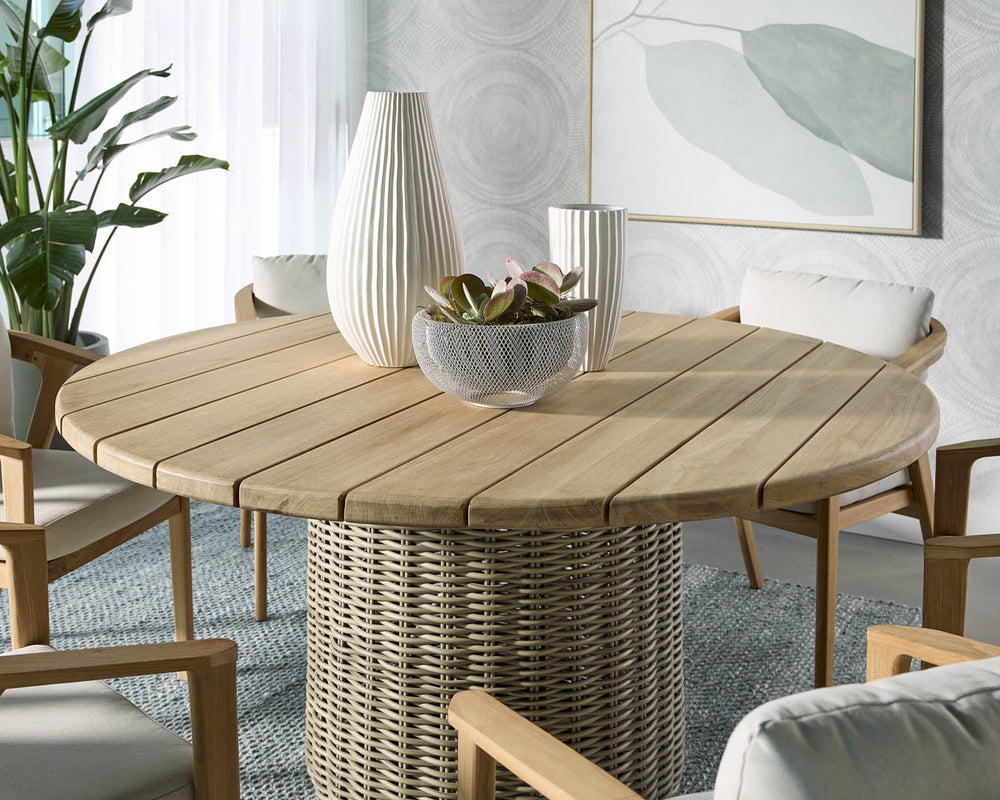 American Home Furniture | Sunpan - Riviera Dining Table - Round - 60"