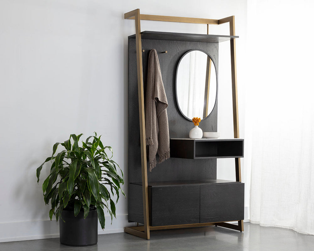 American Home Furniture | Sunpan - Balthus Entryway Storage Cabinet