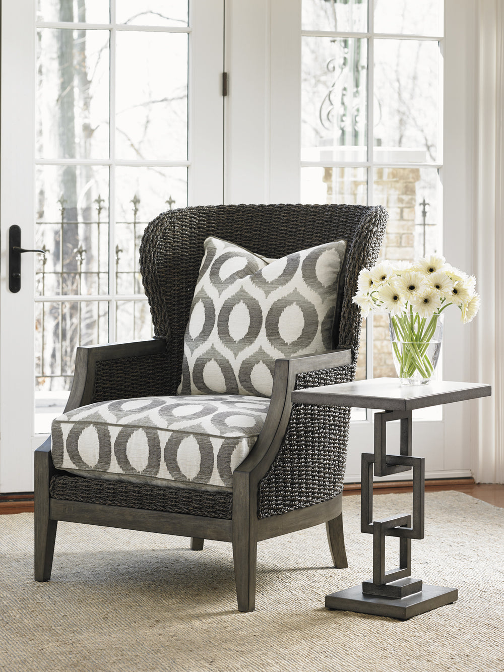 American Home Furniture | Lexington  - Oyster Bay Deerwood Rectangular Side Table