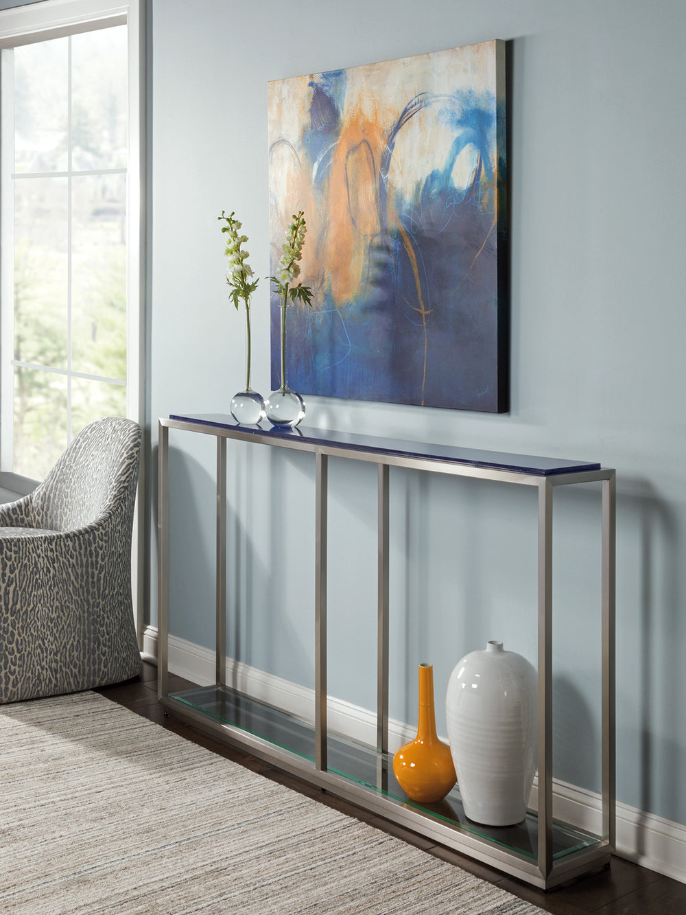 American Home Furniture | Artistica Home  - Signature Designs Ultramarine Shallow Console