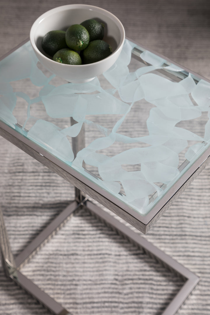 American Home Furniture | Artistica Home  - Signature Designs Snowscape Spot Table