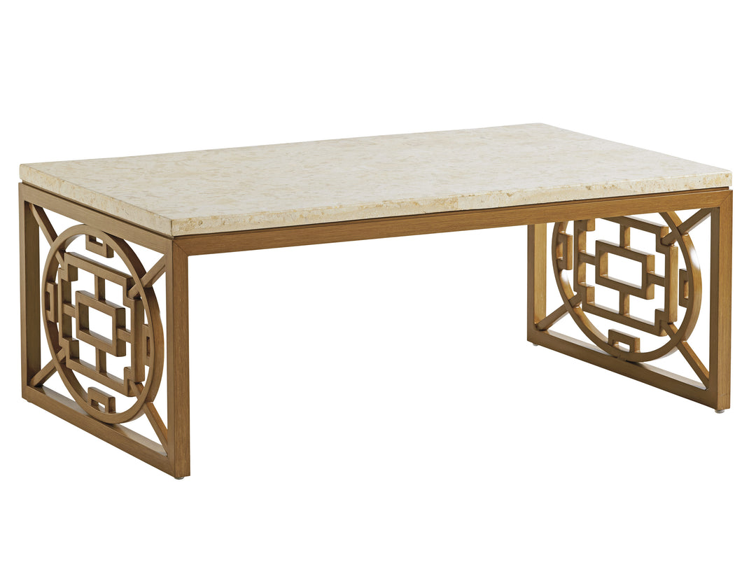 American Home Furniture | Tommy Bahama Outdoor  - Valley View Rectangular Cocktail Table