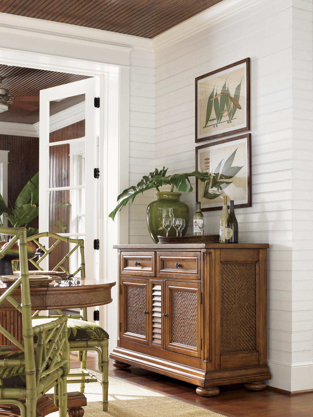 American Home Furniture | Tommy Bahama Home  - Island Estate Antigua Server