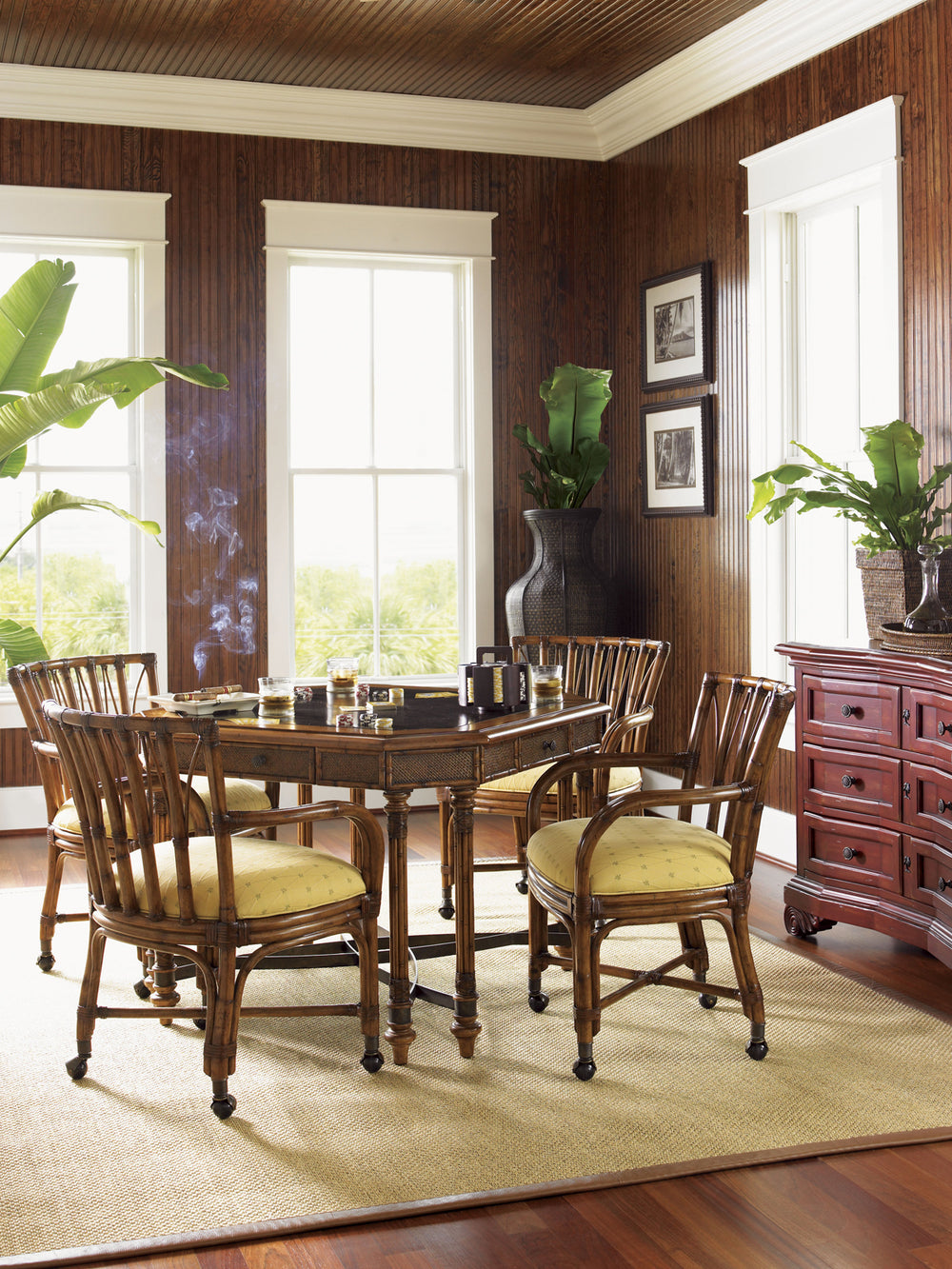 American Home Furniture | Tommy Bahama Home  - Island Estate Samba Game Table