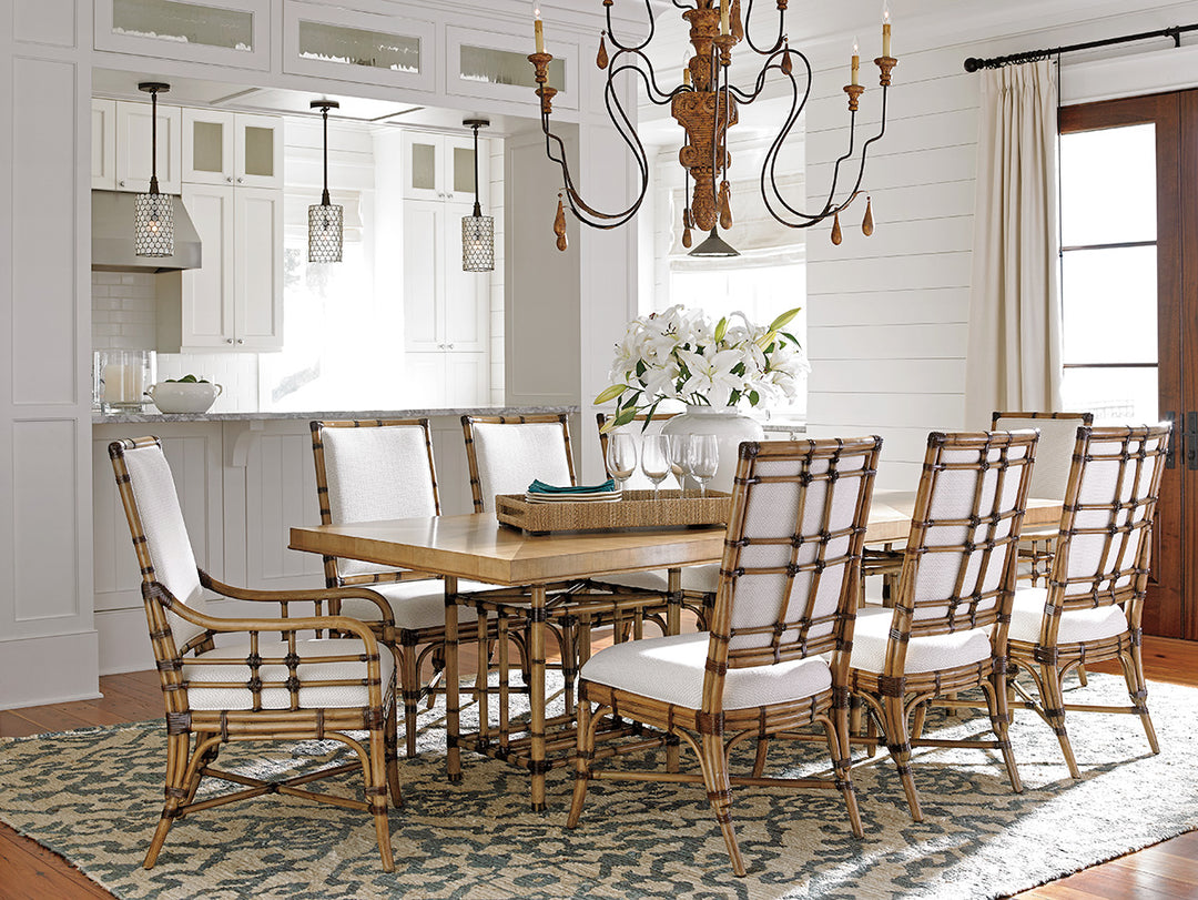 American Home Furniture | Tommy Bahama Home  - Twin Palms Caneel Bay Dining Table