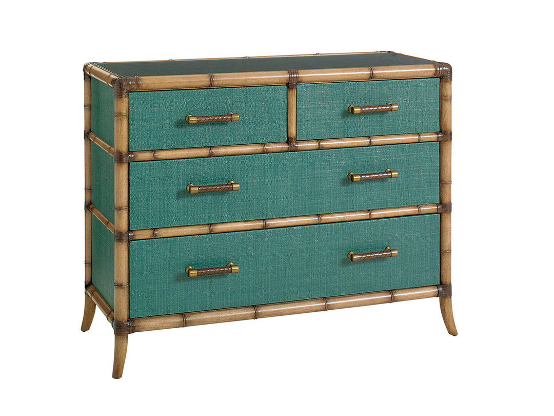 American Home Furniture | Tommy Bahama Home  - Twin Palms Pacific Teal Chest