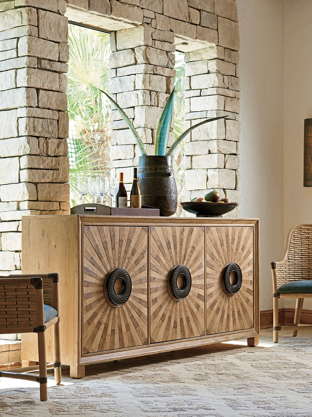 American Home Furniture | Tommy Bahama Home  - Los Altos Viceroy Buffet