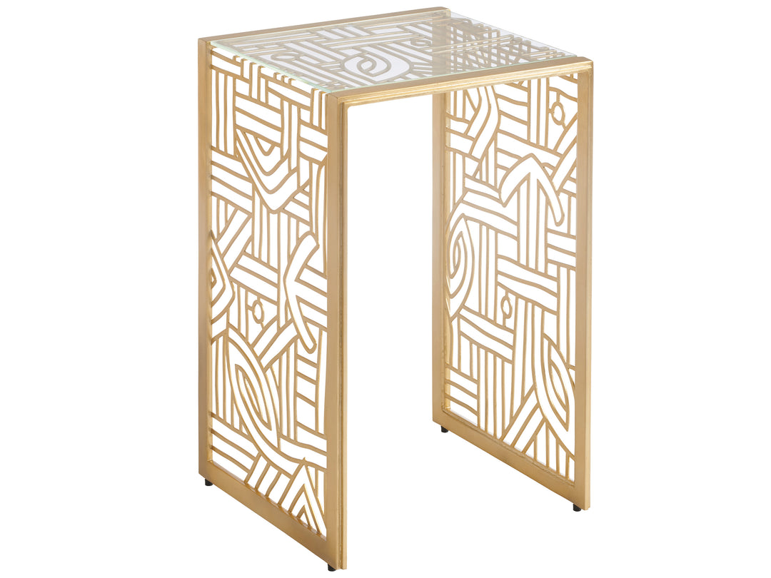 American Home Furniture | Tommy Bahama Home  - Palm Desert Redford Metal Accent Table