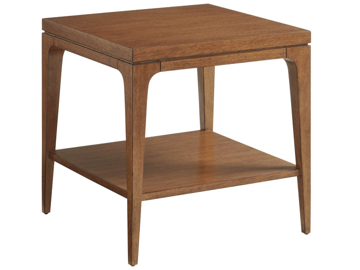 American Home Furniture | Tommy Bahama Home  - Palm Desert Kinsley Square Lamp Table