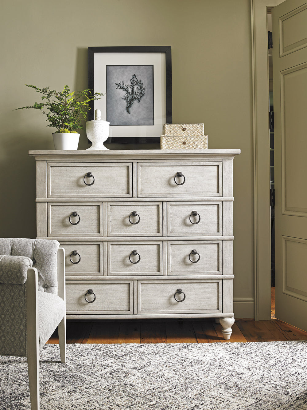 American Home Furniture | Lexington  - Oyster Bay Fall River Drawer Chest
