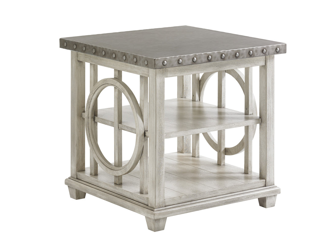American Home Furniture | Lexington  - Oyster Bay Lewiston Square Lamp Table